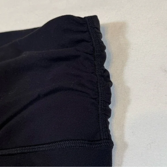 Lululemon Like-New Align Capri Black Legging with Sinched, Cross Waist Detail - Picture 2 of 9